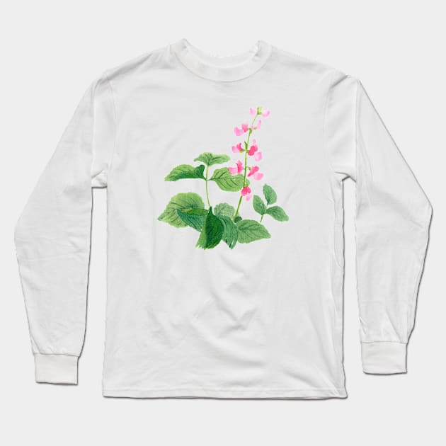 March 17th birthday flower Long Sleeve T-Shirt by birthflower